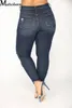 Jeans da donna ad alta vita Donne Calta Denim Pants Skinny Pants Autunno Sexy Stretch Stretch Push Up Pantaloni magri
