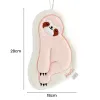 Hand Towel Cute Sloth Shape Hanging Wipe Towel Soft Absorbent Quick Drying Towel For Home Kitchen Bathroom