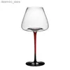 Wine Glasses Artwork 550/700ml Collection Level Handmade Red Wine lass Ultra-thin Crystal Burundy Bordeaux oblet Art Bi Belly Tastin Cup L49