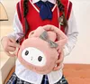 Anime Cartoon Series New Lomi e Meile Plush Toy ombro único Bolsa Crossbody Bol