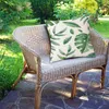 Kussengroene botanische jungle Verzamel designkussencase Sofa tropische regenwouden blad decoratieve worp maat kussens omslag