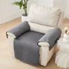 3PC Waterproof Dog Mat Quilted Recliner Chair Slipcover Mat Anti Slip Dogs Pet Kids Sofa Armrest Towel Cover Furniture Protector
