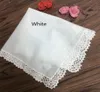 Set of 12 Fashion Wedding Bridal Handkerchiefs White 100 Cotton Hankerchief Ladies Hankie Perfect crochet lace Hakies 12x12inch9615614522