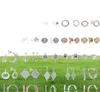 Ny 100% 925 Sterling Silverörhängen Flower Type Hollow Ear Studs Charm Pärlor Fit Armband Diy Danger Wholesale Factory7655906