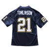 Zszywane koszulki piłkarskie Ladainian Tomlinson Junior Sea Natrone oznacza Lance Alworth Mesh Legacy Emerytowane retro koszulki Men Men Młodzież S-6xl