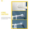 Shower Curtains 6 Pcs Tension Rod Shelf Nail-Free Pole Bracket Durable Mounts Racks Retainers ABS Home Supplies Curtain Holder