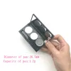 Shadow 10st Makeup Cosmetics DIY Lagringsverktyg, tom magnetisk ögonskugga palett med rostfritt stål
