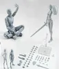 20 Malefemale Body Kun Doll Pvc BodyChan Dx Action Play Art Figure Modèle Dessin pour les figurines SHF Miniatures Gray Set Toy 20125153315