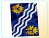 Bandiera di Merseyside di alta qualità 3x5 ft Inghilterra Banner della contea