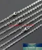 100pcs/lot 1.5/2/mm Wide Wholesale In Bulk Silver Tone Stainless Steel Welding Strong Thin Chain Men's Diy Necklace J1907116677557