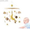 Mobile# Baby Grzechotki Crib Mobile Toy Elephant Star Wiselant Zwierzęta Bell Rotacyjne Grzechotki muzyczne na łóżeczko