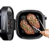 Fryers Powerxl Grill Air Fryer Combo Plus, Innengrill / Luft Fritteuse, Edelstahlluft Friteuse