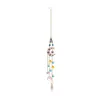 Dekorativa figurer Moon Suncatcher Pendant Colorful Rainbow Maker Sun Hanging Decoration For Inhoor Outdoor Home Garden With Faux