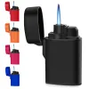 Windproof Jet Torch Lighter Refillable Blue Flame Butane Gas Mini Cigar Lighter ZZ