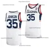 UConn Huskies 2024 Finale vier college basketbal 32 Donovan Clingan Jersey 12 Cam Spencer 35 Samson Johnson 11 Alex Karaban 2 Tristen Newton 5 Stephon Castle Shirt