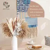 Decoratieve bloemen Natuurlijk donzige pampas gras herfst thuis decor Gedrooge rietstaartbunch voor bruiloftdecoratietafel en kamer