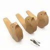 Ganchos de pájaros de madera sólida Tema de pájaros Estante de la pared decorativa Ganchos de pared de la toalla