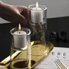 Candle Holders Pillar Transparent Lot Scented Candels Nordic Style Candles Table Romantic Coffee Farolillo Vela Vases Tabl