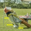 Chaise pliante bisinna ultra-léger détachablable de camping portable pêchez chiar pour le camping et le tourisme de randonnée de randonnée outils de siège de pique-nique 240409