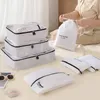 7pcs Travel Organizer Set Packing Cubes Foldable Luggage Organizer Clothes Storage Bag Portable Lightweight Suitcase Bag