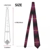 Bow Ties Red-Double-Bulls Classic Men's Printed Polyester 8cm Width Slips Cosplay Party Accessory