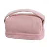 Aufbewahrungstaschen große Kapazitäts Make -up -Tasche für Frauen PU Leder Reise Kosmetische Make -up -Hülle weibliche Toilettenkit Beutel Box P4D0