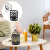 Candlers Bandlestick Creative Bandleholder Round Small El Stand Iron Tabletop Decoration Durable Romantic Vintage