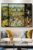 Сад земного восторга и ада от Hieronymus Bosch Canvas Painting Wall Art Pictures для гостиной Cuadros Home Decor5655200