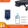 Voor Toyota RAV4 2017 tot 2018 4K HD Dash Cam voor autocameraforder Dashcam WiFi CAR DVR opnameapparaten Accessoires