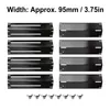 Tools 8set Stainless Steel Heat Plate Kit BBQ Gas Grill Replacement Set Adjustable 298-563mm Length Outdoor Garden Parts