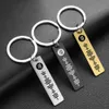 Key Rings Personalized Spotify Code Keychain Engraved Name Song Music Keyring Scannable Song Key Ring Chain Holder Gift for Couple P040 240412