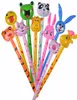 120 cm dessin animé Balon gonflable Animal long Hammer gonflable Pas de blessure Kids Girafe Stick Toy Baby Children Toys Style aléatoire8208786