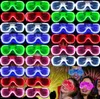 Diğer Festival Parti Malzemeleri Max Fun Led Işık Gözlükleri Oyuncaklar Plastik Deklanşör Gölgeleri Karanlık Çubuklarda Parıltılar Güneş Gözlüğü 9779883
