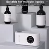 Płynna dozownik mydła Automatyczny czujnik bezskuteczny łazienka z wyświetlaczem LCD Regulowana ściana objętościowa