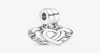 Länkade systerhjärtor split dangle charms passar original europeisk charm armband mode kvinnor bröllop engagemang 925 sterling silver7027734