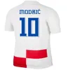 2024ユーロカップクロアチアサッカージャージーモドリックナショナルチーム24 25ブレカロペリジックサッカーシャツブロゾビックレビックジャージーファンホームアウェイメンキッズキットユニフォーム