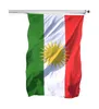 Drapeau du Kurdistan 90x150cm Flags de pays national kurde 3x5 pi des bannières de drapeau imprimé en tissu en polyester avec 6980438 de haute qualité