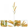 Dekoracyjne kwiaty symulowane uszy suszonych traw kukurydzianych Łodyga pszenicy sztuczne sztuczne rośliny prosor dekoracje pvc symulacja