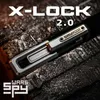 Dekompressionsleksak Lautie Xlock 2.0 Spy Wars Update Patch Magnetic Double Push EDC Vuxen Decompression Toy Fidget Slider Spinner Handle 240413