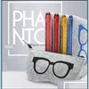 Coupes de lunettes de soleil Sacs Nouveaux verres boîtier laine en feutre Femmes hommes Box Fashion Fashion Zipper Eaux