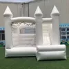 4,5x4.5m (15x15ft) com o castelo inflável inflável de ventilador com slide combo combo de rejeição de casamentos para crianças quintal jogo ao ar livre de luxo