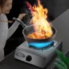 Combos Brûleur de wok simple poêle à gaz en acier inoxydable Camping Cuisine Cuisine Cuisine Cuisine Cuisine Cuisine de gaz naturel