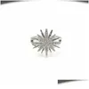 Bands anneaux Twisted Vintage Designer For Women Gift Diamonds 925 Sterling Sier Ring Men Mode personnalisée 14K Gold Placing Engagemen Ot7rz