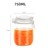 Opslagflessen Voedsel Grade Glas Afdichte potten Huishouden Kimchi Honing en Diverse granen met deksels