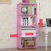 Desktop -Bücherregal für Bücher Storage Locker Organizer Möbel Kinderbuchregale Bücherregal mit Türen Raumregal Librero Eisen