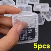 5/1pcs 8 em 1 plástico Mini Memory Card Case Box Saco para SD SDHC TF MS SIM PROTESTORES DE PARTIDOS DE CARTÃO