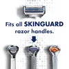 Оригинальный Gillette Skinguard Мужской бритвенный лезвие Пополнение 2 слоя для чувствительного кожи бороды Бритье 2-12 шт.