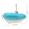 Baignoire d'oiseau douche boîtier en plastique baignoire à eau d'eau pour animaux de compagnie Bol d'oiseau perroquets Parkets Intelligent Bird Bath Cage Supplies