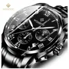 2024 New Wristwatches Wishdoit 2021 Fashion Men's Watch Stainsal Steel Top Sports Chronograph Quartz Men Relogio Maschulino