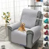 Quilted Anti-Wear Recliner Sofa Cover Dogs Pets Anti-Slip Lazy Boy Chair täcker enkla fåtölj Slipcovers Furniture Protector